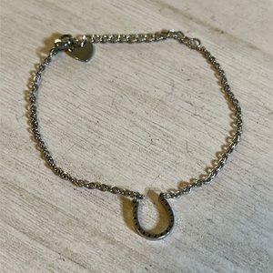 Jewelkeeper silver tone HORSESHOE bracelet